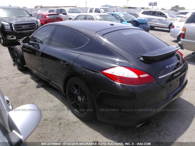 WP0AA2A75BL019833 - 2011 PORSCHE PANAMERA 2/4 BLACK photo 3