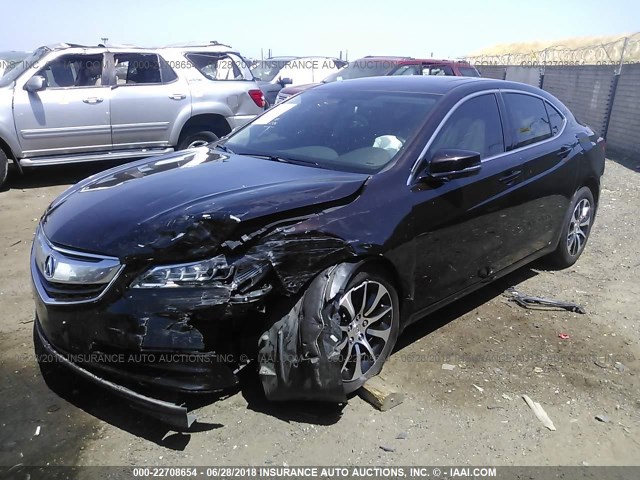 19UUB1F39GA001124 - 2016 ACURA TLX BROWN photo 2