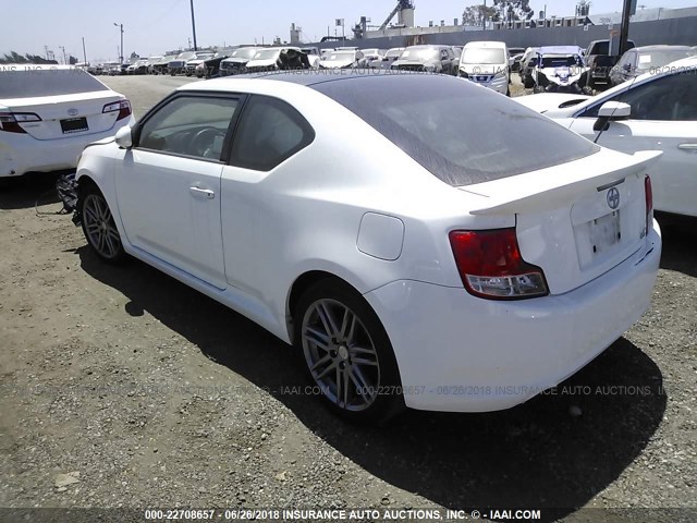 JTKJF5C71C3035876 - 2012 TOYOTA SCION TC WHITE photo 3