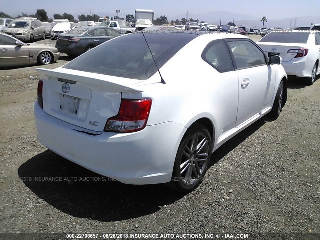 JTKJF5C71C3035876 - 2012 TOYOTA SCION TC 白色 照片 4