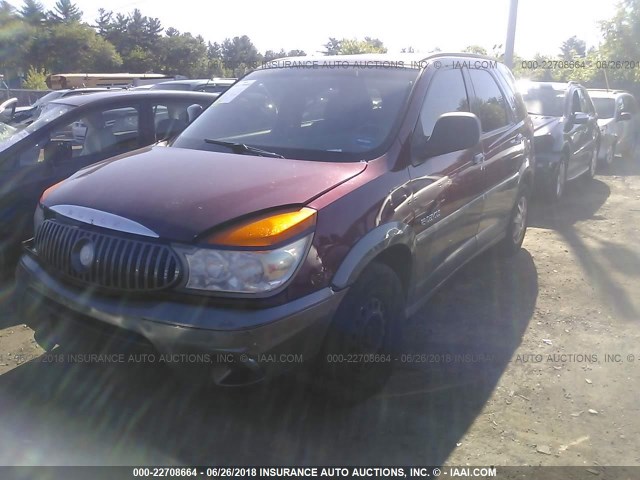 3G5DB03EX3S589405 - 2003 BUICK RENDEZVOUS CX/CXL RED photo 2