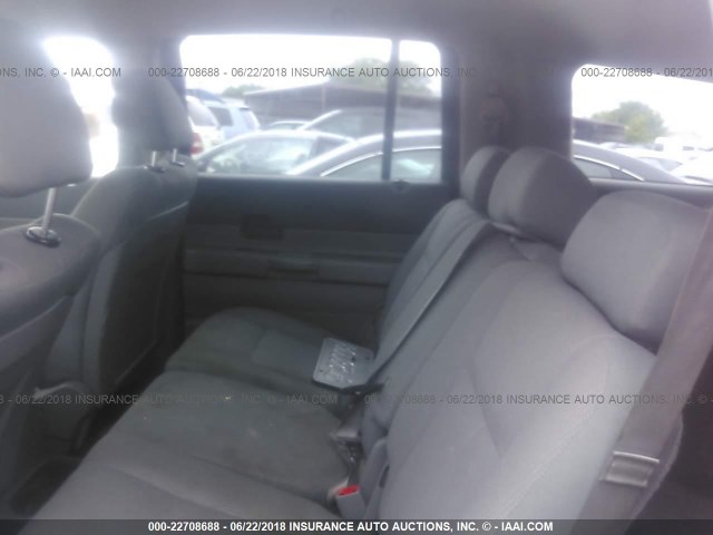 1D4HB38N16F163277 - 2006 DODGE DURANGO SXT RED photo 8