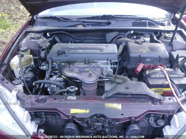 4T1BE32K26U150554 - 2006 TOYOTA CAMRY LE/XLE/SE მუქწითელი ფოტო 10