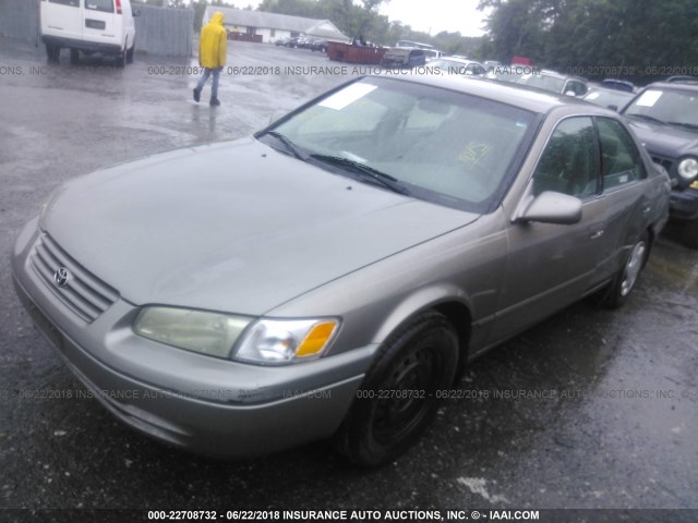 4T1BF22K0VU015465 - 1997 TOYOTA CAMRY CE/LE/XLE GRAY photo 2