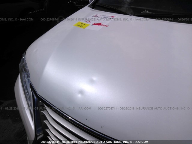 2T2BC1BA7FC004763 - 2015 LEXUS RX 450H WHITE photo 6