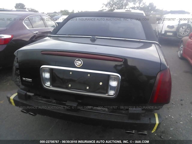 1G6KE54Y74U217876 - 2004 CADILLAC DEVILLE DHS BLACK photo 6