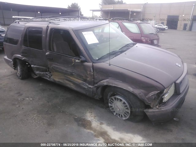 1GKDT13W9W2501646 - 1998 GMC JIMMY Brązowy zdjęcie 1