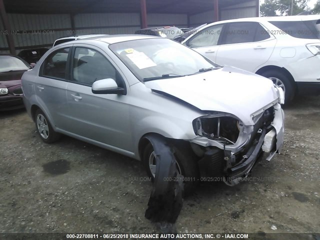 KL1TD5DE9AB106190 - 2010 CHEVROLET AVEO LS/LT 银色 照片 1