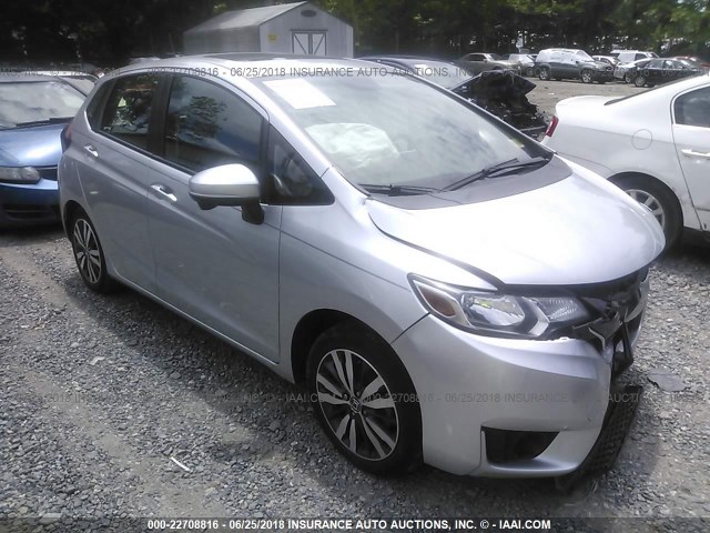 JHMGK5H76GX004044 - 2016 HONDA FIT EX/EXL SILVER photo 1