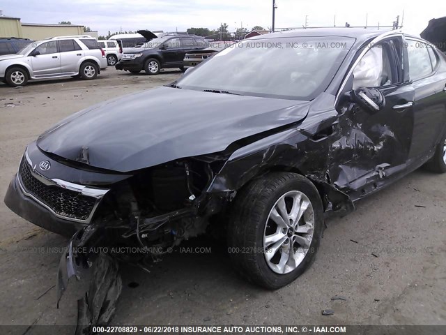 KNAGN4A73B5054625 - 2011 KIA OPTIMA EX/SX BLACK photo 6