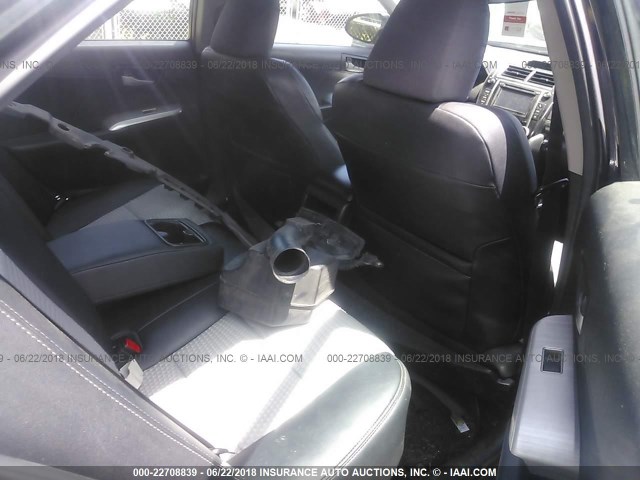 4T1BF1FK9CU074029 - 2012 TOYOTA CAMRY SE/LE/XLE BLACK photo 8
