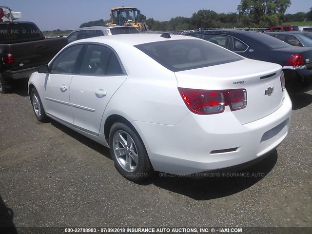 1G11B5SA6DF165550 - 2013 CHEVROLET MALIBU LS თეთრი ფოტო 3