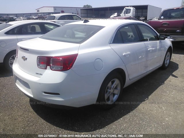 1G11B5SA6DF165550 - 2013 CHEVROLET MALIBU LS თეთრი ფოტო 4