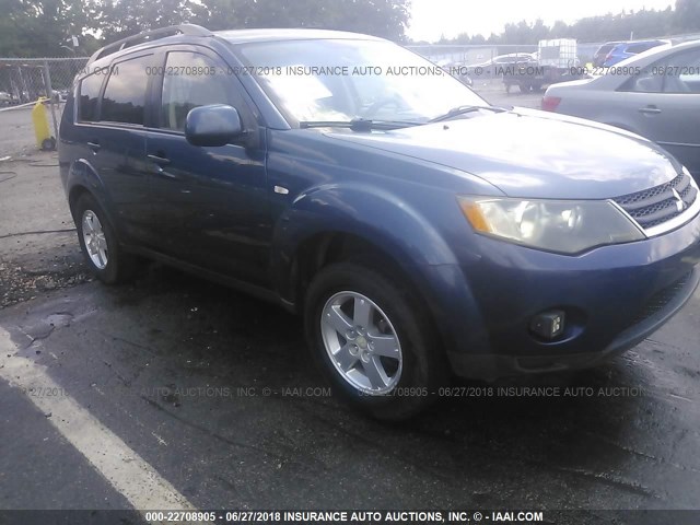 JA4MS31X67U014796 - 2007 MITSUBISHI OUTLANDER ES/LS Mavi foto 1