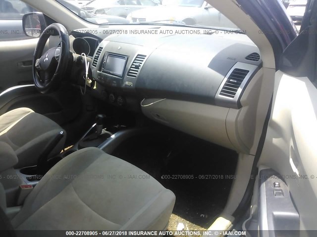 JA4MS31X67U014796 - 2007 MITSUBISHI OUTLANDER ES/LS Mavi foto 5