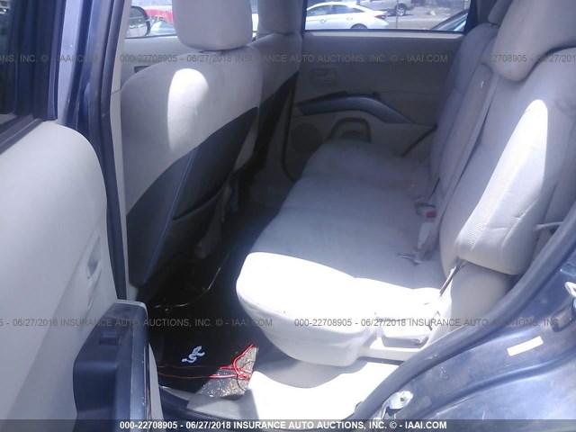 JA4MS31X67U014796 - 2007 MITSUBISHI OUTLANDER ES/LS Mavi foto 8