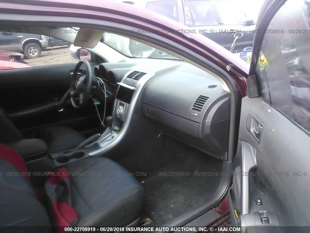 JTKDE177850031203 - 2005 TOYOTA SCION TC 勃艮第红 照片 5