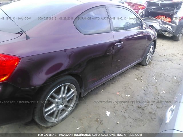 JTKDE177850031203 - 2005 TOYOTA SCION TC 勃艮第红 照片 6