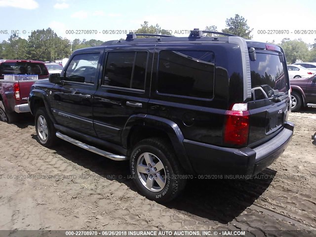 1J8HH48K56C367257 - 2006 JEEP COMMANDER 黑色 照片 3