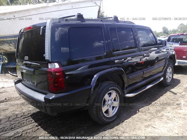 1J8HH48K56C367257 - 2006 JEEP COMMANDER 黑色 照片 4