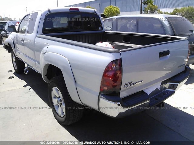 5TEUU42N55Z092123 - 2005 TOYOTA TACOMA ACCESS CAB Grau Foto 3