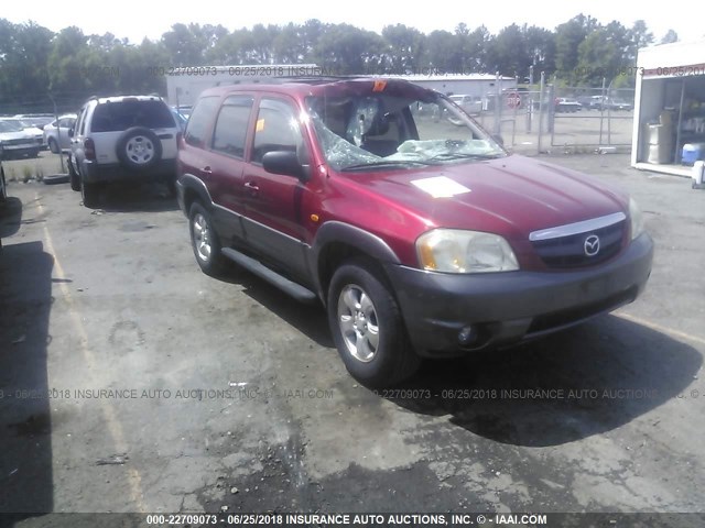 4F2CZ06163KM00642 - 2003 MAZDA TRIBUTE ES BURGUNDY photo 1