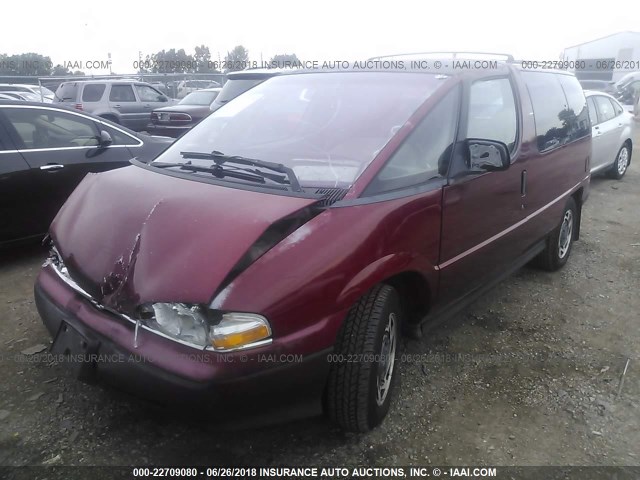 1GNDU06D4ST135359 - 1995 CHEVROLET LUMINA APV MAROON photo 2