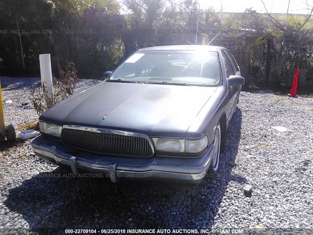 1G4BN52P4SR417231 - 1995 BUICK ROADMASTER Dark Blue photo 6