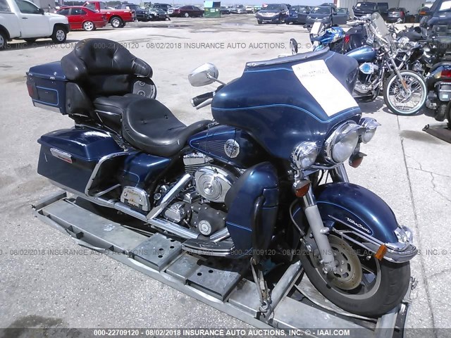 1HD1FCW19XY645633 - 1999 HARLEY-DAVIDSON FLHTCUI BLUE photo 1