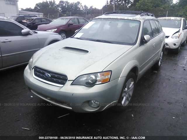 4S4BP67C456349850 - 2005 SUBARU LEGACY OUTBACK 2.5 XT LIMITED CREAM photo 2