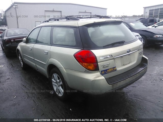 4S4BP67C456349850 - 2005 SUBARU LEGACY OUTBACK 2.5 XT LIMITED CREAM photo 3