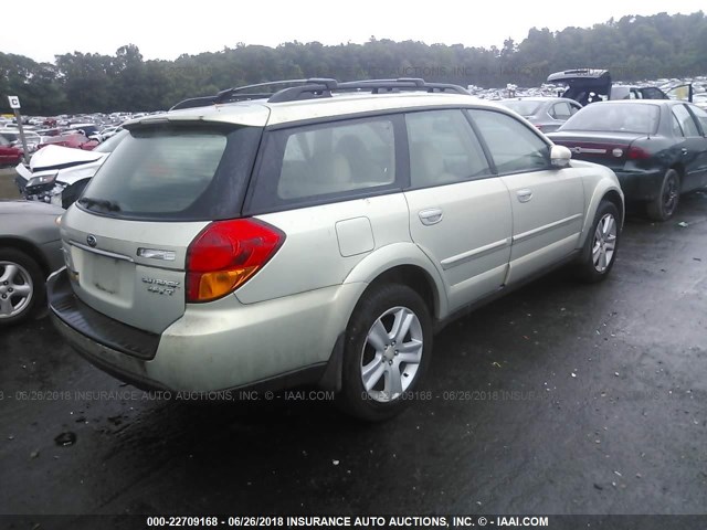 4S4BP67C456349850 - 2005 SUBARU LEGACY OUTBACK 2.5 XT LIMITED CREAM photo 4