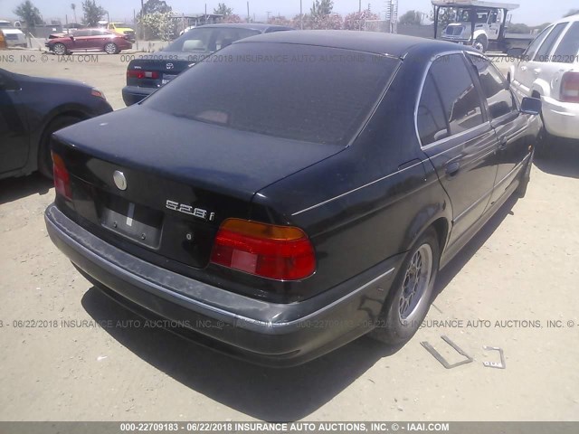 WBADD6326VBW22939 - 1997 BMW 528 I AUTOMATIC BLACK photo 4