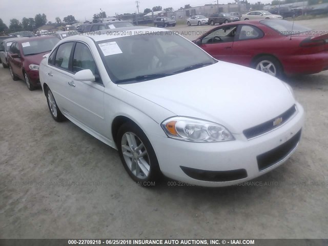 2G1WC5E35D1186493 - 2013 CHEVROLET IMPALA LTZ WHITE photo 1