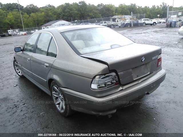 WBADT43462GY96892 - 2002 BMW 525 I AUTOMATIC BROWN photo 3