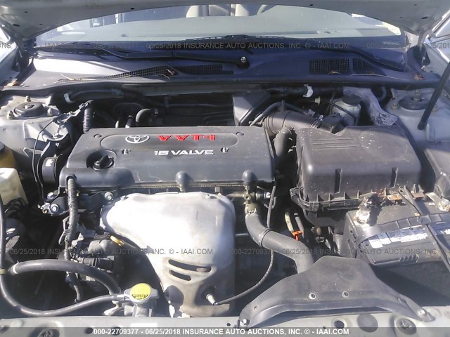 4T1BE30K76U690887 - 2006 TOYOTA CAMRY LE/XLE/SE 银色 照片 10