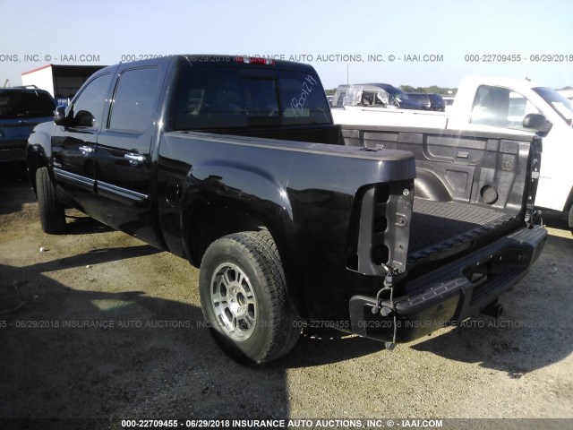 3GTP2XE24CG130858 - 2012 GMC SIERRA K1500 DENALI BLACK photo 3