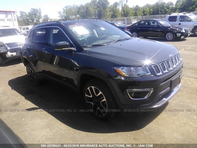 3C4NJDCB6JT147287 - 2018 JEEP COMPASS LIMITED GRAY photo 1