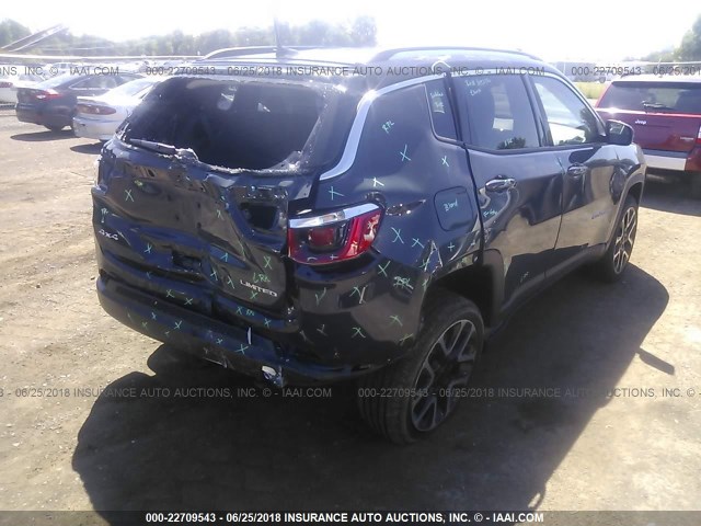 3C4NJDCB6JT147287 - 2018 JEEP COMPASS LIMITED GRAY photo 4