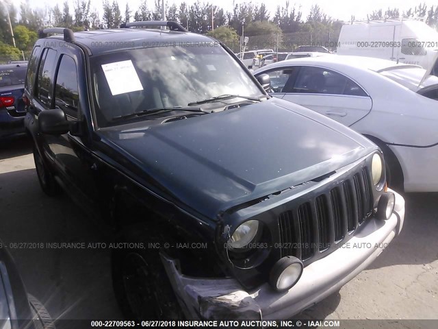 1J4GK38K45W564975 - 2005 JEEP LIBERTY RENEGADE GREEN photo 6