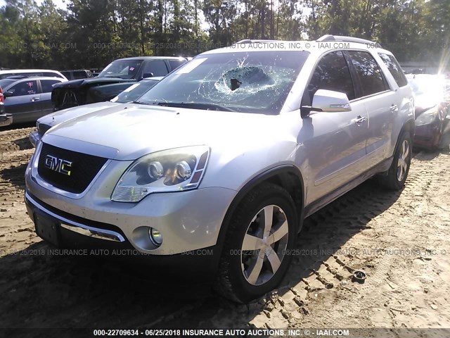1GKKRRED8CJ175081 - 2012 GMC ACADIA SLT-1 Srebrny zdjęcie 2