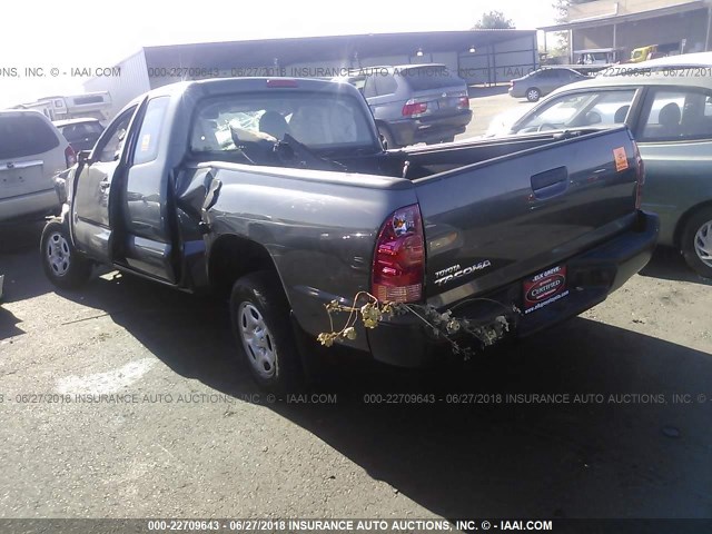 5TFTX4CN9FX053304 - 2015 TOYOTA TACOMA ACCESS CAB Сұр фото 3