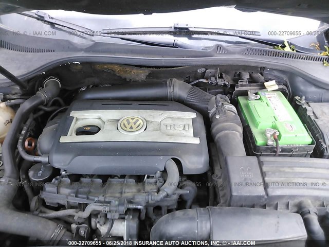 3VWRA7AJ5AM050828 - 2010 VOLKSWAGEN JETTA WOLFSBURG 黑色 照片 10