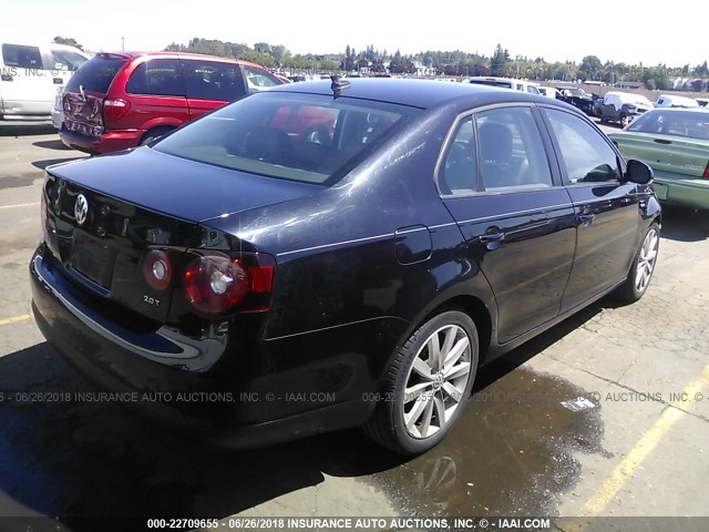 3VWRA7AJ5AM050828 - 2010 VOLKSWAGEN JETTA WOLFSBURG 黑色 照片 4