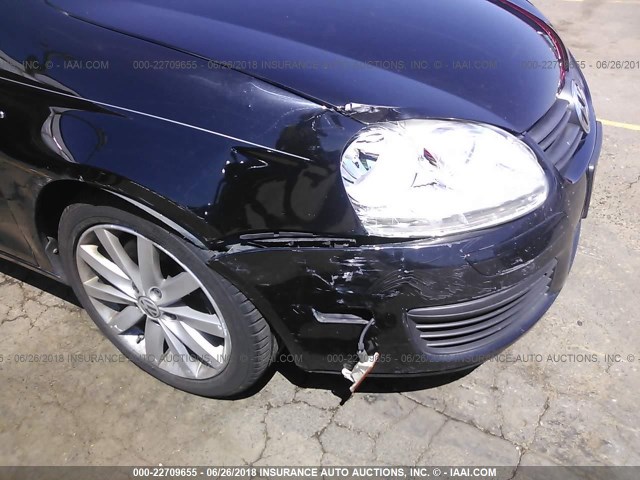 3VWRA7AJ5AM050828 - 2010 VOLKSWAGEN JETTA WOLFSBURG 黑色 照片 6