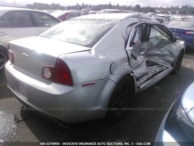 1G1ZG57N88F240187 - 2008 CHEVROLET MALIBU LS 银色 照片 4