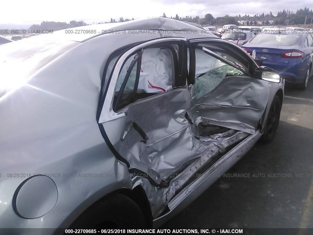 1G1ZG57N88F240187 - 2008 CHEVROLET MALIBU LS 银色 照片 6