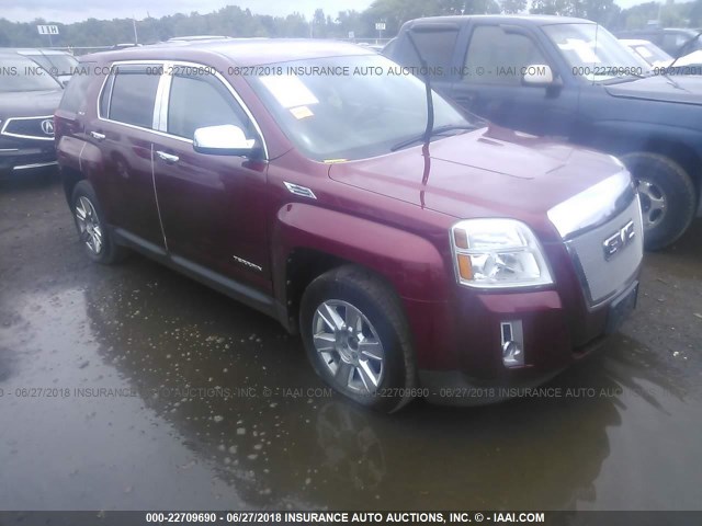 2CTALMEC3B6334530 - 2011 GMC TERRAIN SLE BURGUNDY photo 1