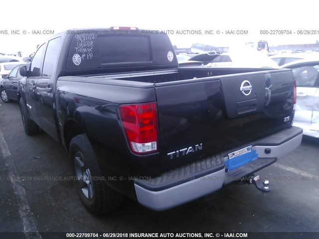 1N6AA07DX9N317212 - 2009 NISSAN TITAN XE/SE/LE BLACK photo 3