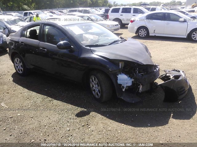 JM1BL1SG2A1299695 - 2010 MAZDA 3 I BLACK photo 1